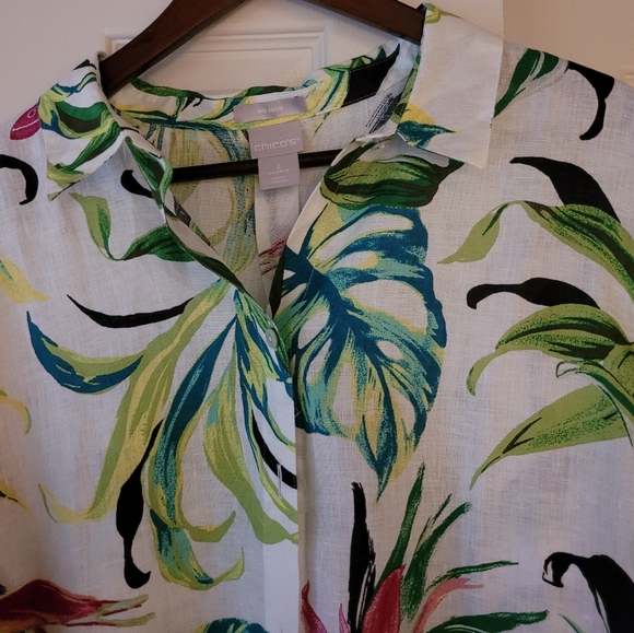 Chico's linen shirt - Picture 4 of 7